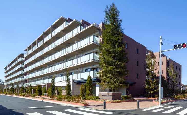 外観北東面Ⅱ街区｜ザ・パークハウス花小金井ガーデン